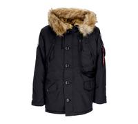 Black Polar Jacket with Hood - male - Alpha Industries - Winter Jackets - Black - M - Jackets M