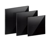 Black Polycarbonate Sheet Plastic Plate(200x200mm 2PCS,5mm)