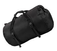 Black Polyester Folding Travel Duffel Bag Large Capacity | Lightweight Design, Wear-resistant Finish, Suitable for Travel and Running, Compact Carry-on Style