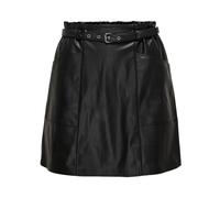 ONLY Women's Onlheidi Faux Leather Belt Skirt Cc OTW, Black, M