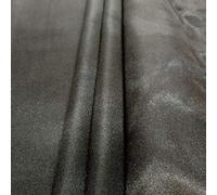Black Polyester Silky Satin Fabric Lining Material Dressmaking"Free Post" Plain Colour Polyester Satin Black