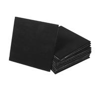 Black Polyester Soundproofing Panels Acoustic Treatment 12pcs | Fire Resistant, Noise Reducing Self Adhesive Install Remove, for Theatre Rooms and Offices