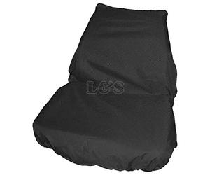 Black Polyester Universal Tractor/Mini Plant Seat Cover
