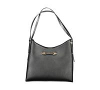 Black Polyethylene Women Handbag ONE SIZE
