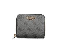 Black Polyethylene Women Wallet Laurel II SLG, female, Guess, Wallets & Cardholders, Gray, ONE SIZE, Accessories ONE SIZE