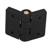 Black Polymide Hinge Reinforced Plastic 40x48mm Italian Made Industrial Quality