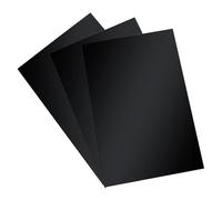 Black Polypropylene PP Sheet Frosted Panel 20x30cm 0.3-2mm(Thickness：1mm)
