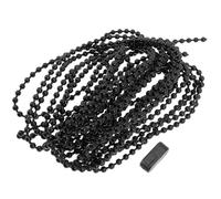 Black Pom Beaded Chain Extension for Curtain Blind Accessories