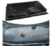 Black Pond Liner 0.1m/5 mil for Garden Ponds Fish Pools Streams Waterfalls & Fountains - Waterproof Membrane for Artificial Lake (4x8m)