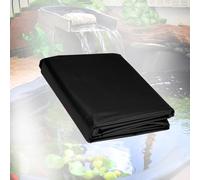 Black Pond Liner 3.0x5m 4x8m 5x10m 6x12m - Flexible HDPE 0.12mm Fish Pond Membrane Waterproof Garden Pool Film & Foldable Ideal for Aquatic Landscapes.