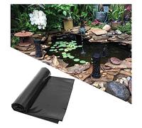 Black Pond Liner 5x5m - Waterproof HDPE Flexible Film for Fish Ponds Aquaculture Artificial Lakes and Aquatic Landscape Protection Ideal for River Slopes and Water Features