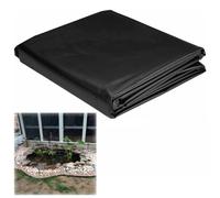 Black Pond Liners for Outdoor Ponds, Koi Ponds, Garden Fountain, Waterfall, Planter, 0.12Mm Fish Film Elasticity Garden Pool Membrane 1.5X5M 4X5M 5X8M 6X10M 8X15M 12X12M, Litobnx, a, 3 * 3.0m