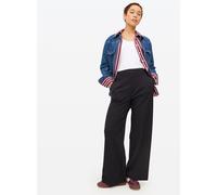 Black Ponte Wide Leg Trousers 14L