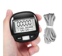 Black Portable 3d Step Counter Clip on Pedometer for Outdoor