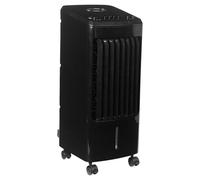 (Black) Portable Air Cooler AC Fan Conditioner Ventilation Unit on Wheels w/ 2 Ice Packs