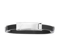 (Black) Portable Anti Static Titanium Ionic Magnetic Wristband Silicone Bracelet Balance Band Black/Red