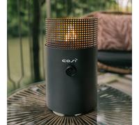 Black Portable Gas Lantern Outdoor Tabletop Fire Light Heater for Garden Patio