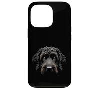 Black Portuguese Water Dog Portuguese Dog Face Case for iPhone 13 Pro