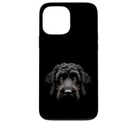 Black Portuguese Water Dog Portuguese Dog Face Case for iPhone 13 Pro Max