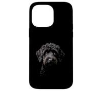 Black Portuguese Water Dog Portuguese Dog Face Case for iPhone 14 Pro Max