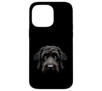 Black Portuguese Water Dog Portuguese Dog Face Case for iPhone 14 Pro Max
