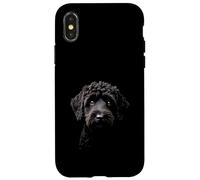 Black Portuguese Water Dog Portuguese Dog Face Case for iPhone X/XS
