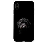 Black Portuguese Water Dog Portuguese Dog Face Case for iPhone XS Max