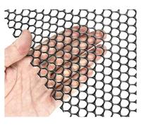 Black Poultry Netting 0.5x4m Plastic Chicken Wire Fence for Chicken Farming Silk Worm Bing Garden Protect 0.8cm Hole Size Ideal for Backyard Safe