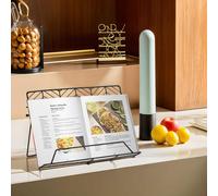 Black Powder Coated Cook Book Stand | Vertex