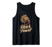 Black Power, Afro Heritage American African History Month Tank Top