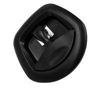 Black Powered Zinc Alloy Whale Tail Compression Lock T Handles Tool Box For Trailer Caravan Truck 1Pcs