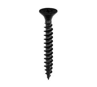 Black Pozi Countersunk Woodscrews, 3-5mm (#4, #6, #8, #10) 16-50mm (Pack of 20, 50, 100, 200, 500) (100, 4x30)