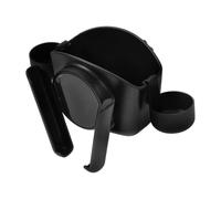 Black PP French Fry Holder for Car Cup Storage Organizer | Simple Cup-holder Install, Anti-drop Grip on Bumpy Roads, Easy Phone Access for Drivers and Rideshare