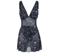 Black Premium by EMP Bathing suit with Mesh Dress Swimsuit black L