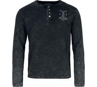 Black Premium by EMP Celtic fine lines Long-sleeve Shirt black XL