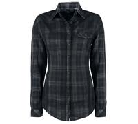 Black Premium by EMP Cities In Dust Long-sleeved Shirt blue grey M