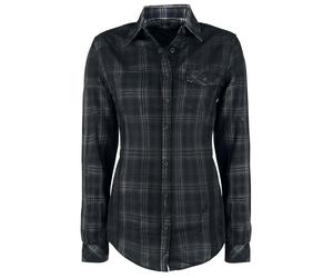 Black Premium by EMP Cities In Dust Long-sleeved Shirt blue grey S