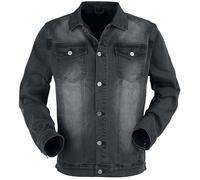 Black Premium by EMP Dark grey jacket with chest pockets and button placket Jeans Jacket dark grey M