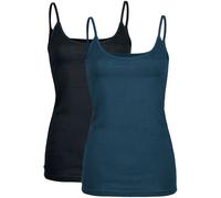 Black Premium by EMP Double Pack Spaghetti-Strap Tops Top black petrol S