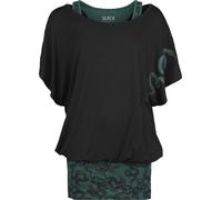 Black Premium by EMP Double pack with snake print T-Shirt black XXL