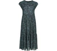 Black Premium by EMP Dress with all-over snake print Long dress green L