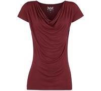 Black Premium by EMP Emma T-Shirt burgundy XXL