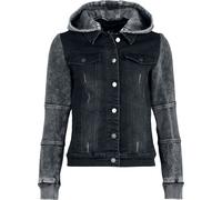 Black Premium by EMP Essential Denim Jacket black grey XXL
