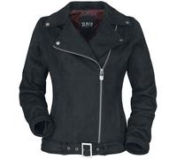 Black Premium by EMP Faux suede leather jacket Imitation Leather Jacket black S