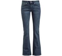 Black Premium by EMP Grace - Dark blue jeans with flare Jeans blue W26L32
