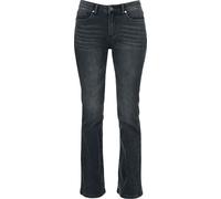 Black Premium by EMP Grace - Dark grey flared Jeans Jeans grey W31L32