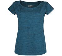 Black Premium by EMP Mottled-Look Blue T-Shirt T-shirt blue M