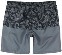 Black Premium by EMP Ornament Print Swim Shorts Swim Shorts black XL