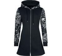 Black Premium by EMP Skull & Roses Hoodie Jacket black L