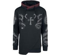 Black Premium by EMP Snake print hoodie Hoodie black L